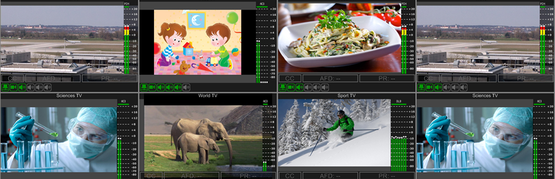 OUTPUT THROUGH A GENERATED RTP/UDP STREAM